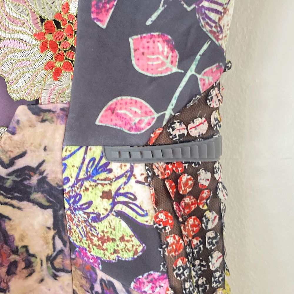 Byron Lars Beauty Mark Abstract Print Shift Dress Size 8 excellent condition - Picture 4 of 16